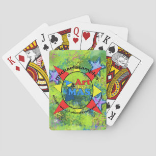 Logo Art By MAS sur les cartes à jouer
