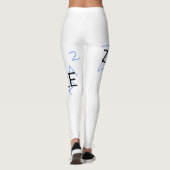 Logo Art numérique design Zale 2 legging (Dos)