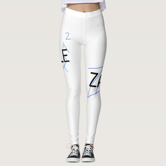 Logo Art numérique design Zale 2 legging (Devant)