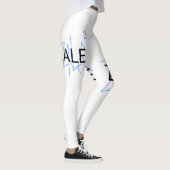 Logo Art numérique design Zale 2 legging (Droite)