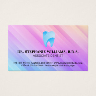 Logo Artistique Tooth Bleu   Dentistère