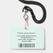 Logo-arts aanpassen badge (Back with Lanyard)