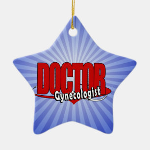 LOGO ARTS GYNECOLOGIST KERAMISCH ORNAMENT