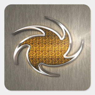 logo autocollant effet 3d 