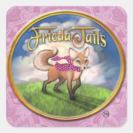 Logo autocollant Frieda Tails (Devant)