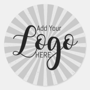 Logo autocollants de sunburst