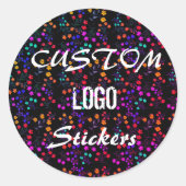 Logo autocollants, logo personnalisé, autocollants (Devant)