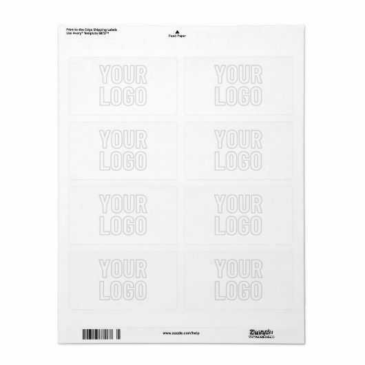 Logo automatisch lichter maken voor achtergrond etiket (Full Sheet)