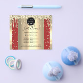 Logo Beauty Makeup Nails - Prijslijst Ggoldden Dri Flyer (Enkel)