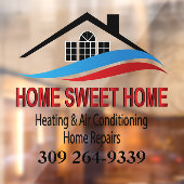 Logo bedrijf Adverteren Raamsticker (Vel 2)