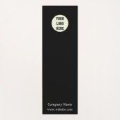 Logo Bedrijf Black Business Corporate Gym Eenvoudi Yogamat (Voorkant)