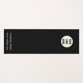 Logo Bedrijf Black Business Corporate Gym Eenvoudi Yogamat (Voorkant (horizontaal))