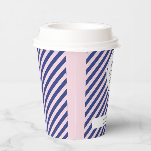 Logo bedrijf | Cups voor bedrijfspapier Papieren Bekers (Rechts)