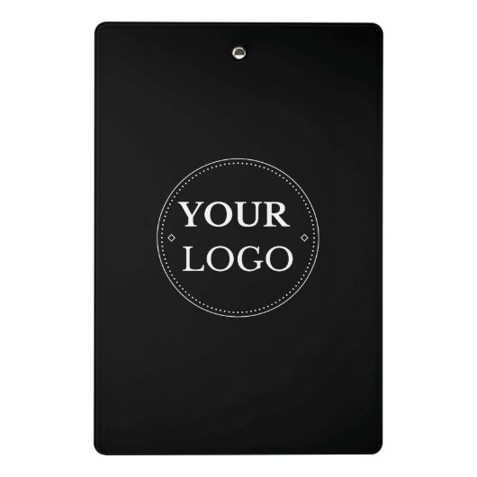 Logo Bedrijf Modern Minimalist Mini Klembord (Achterkant)