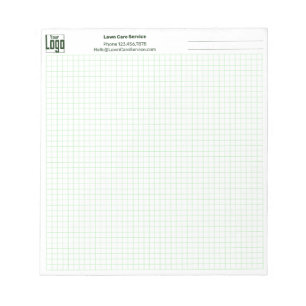 Logo Bedrijf Notitie Raster Grafiek Notitieblok