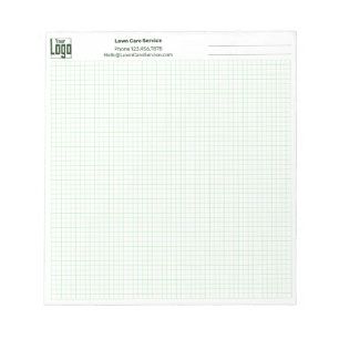 Logo Bedrijf Notitie Raster Grafiek Notitieblok