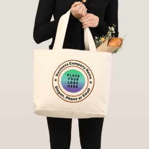 Logo Bedrijfs Professionele Aangepast Grote Tote Bag