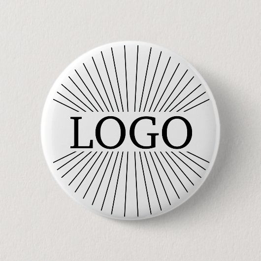 LOGO-bedrijfsbranding Ronde Button 5,7 Cm (Voorkant)