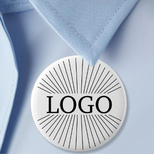 LOGO-bedrijfsbranding Ronde Button 5,7 Cm