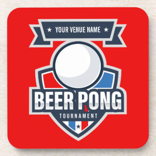 Logo  Beer Pong Bier Onderzetter