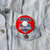 Logo  Beer Pong Tournament Ronde Button 7,6 Cm (In situ)
