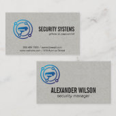 Logo Beveiligingscamera Visitekaartje (Voorkant / Achterkant)
