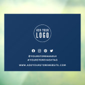 Logo bewerken achtergrond toevoegen raamsticker (Vel 3)