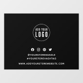 Logo bewerken achtergrond toevoegen raamsticker (Vel)