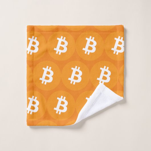 Logo Bitcoin (Gant de toilette)