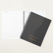 Logo Black Gold, Carnet immobilier (Devant avec enveloppe)