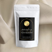 Logo Black & Gold moderne étanche Étiquette produi