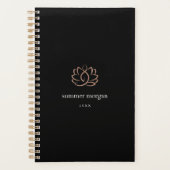 Logo Black & Rose Gold Lotus (Devant)