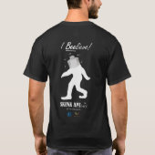 Logo blanc "I Beelieve" T-shirt (Dos)