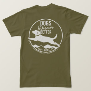 Logo blanc vert T-shirt Armée