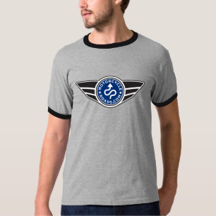 Logo bleu noir et gris du T-shirt w/basic MCR de