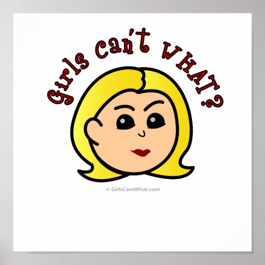 Logo - Blonde Poster (Voorkant)