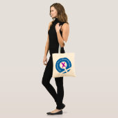Logo boodschappentas tote bag (Voorkant (model))