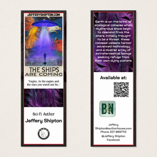 Logo Bordure Blanc Auteur Promotionnel Swag (Devant & derrière)