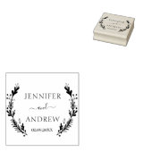 Logo botanische rubberstempel (Gestempeld)