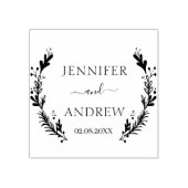 Logo botanische rubberstempel 	rubberstempel (Afrduk)