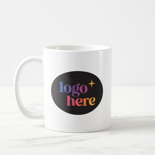 Logo Brandé White Business Mug (Gauche)