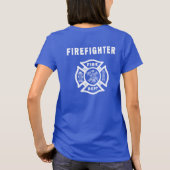 Logo brandweerman t-shirt (Achterkant)