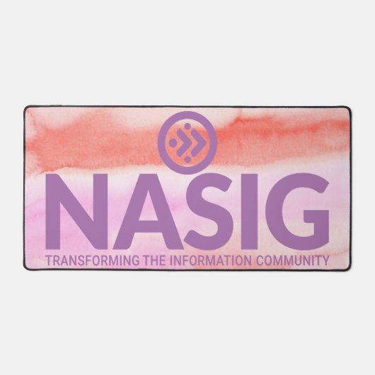 Logo-bureaupad met achtergrond bureaumat (Voorkant)