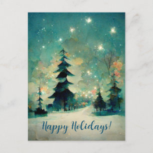 Logo Business Abstract kerstbomen Briefkaart
