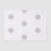 LOGO BUSINESS BRANDING modern simple extra large Tissuepapier (Voorkant)