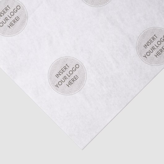 LOGO BUSINESS BRANDING modern simple extra large Tissuepapier (Detail)