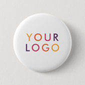 Logo Business Branding Ronde Button 5,7 Cm (Voorkant)