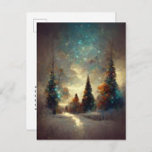 Logo Business Magical kerstbomen Briefkaart (Voorkant / Achterkant)