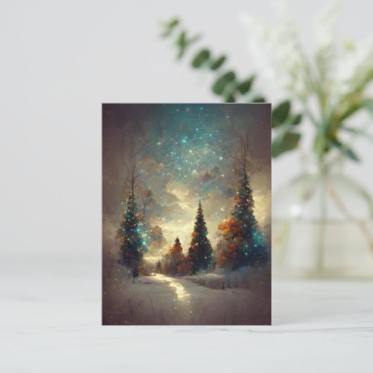 Logo Business Magical kerstbomen Briefkaart (Staand voorkant)
