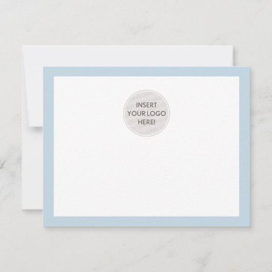 LOGO BUSINESS MERCI élégant noir bleu pâle (Dos)